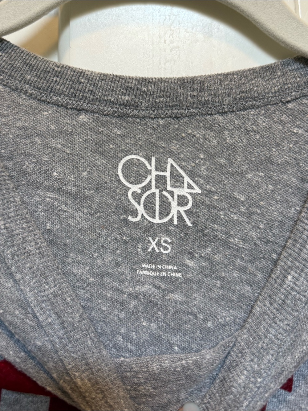 Chaser Love T-Shirt in Streaky Grey - Picture 3 of 4